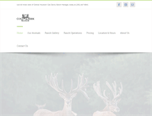 Tablet Screenshot of coldcreekranch.com